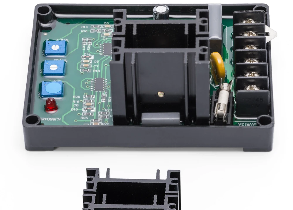 Generador diésel, placa electrónica integrada, diagrama de circuito estabilizador, regulador de voltaje automático avr GAVR 12A