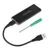 M2 NGFF SSD Turn USB 3.0 M2 NGFF SSD TO USB 3.0 Hard Disk Box External HDD SATA SSD Enclosure Box