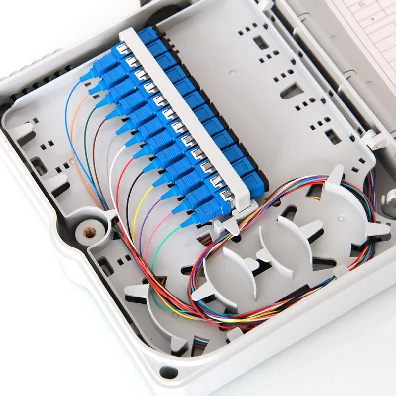 Multiple Fiber Pod Rack Drop In 1*12 Port Ftth Drops Fiber Optic Distribution Box,Wall Mounted Plc ...