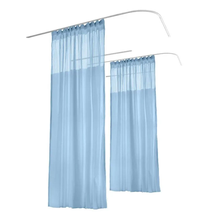 Fire Retardant Partition Hospital Curtains Antibacterial Medical