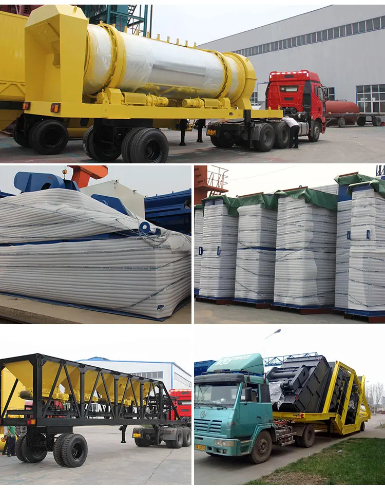 Mobile asphalt plant