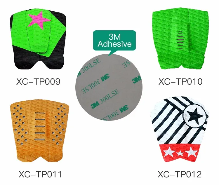 45 Degree Eva Foam Surf Pad Surf Traction Pads 3m Surfboard Deck Grip