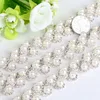 sew on stone pearl crystal chain trimming for fashion jewelry decoration