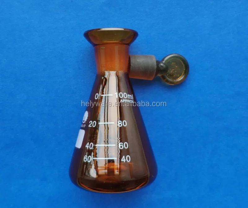 50500ml lab use brown Iodine determination flask amber iodine flask