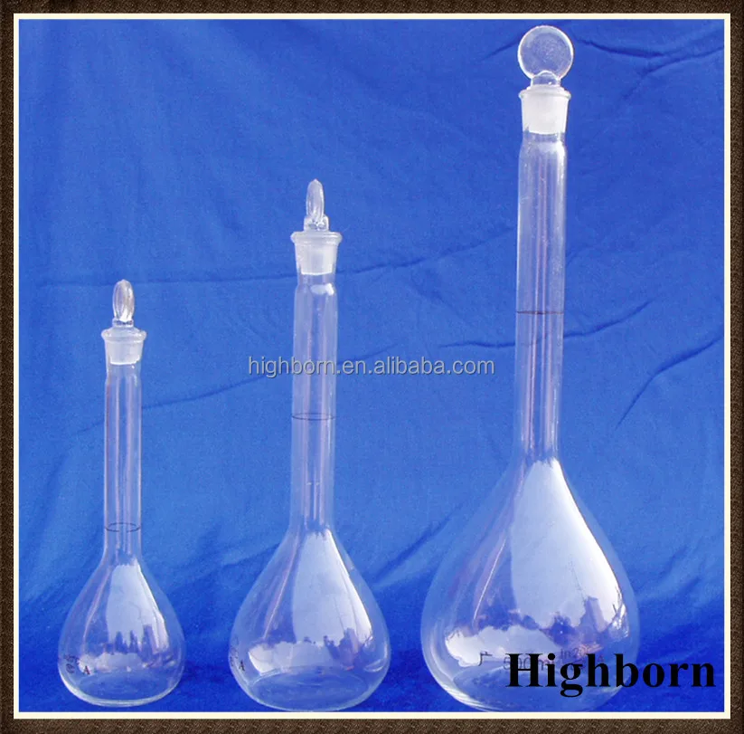 High Quality Clear Quartz Glass Volumetric Flask Buy Clear Volumetric