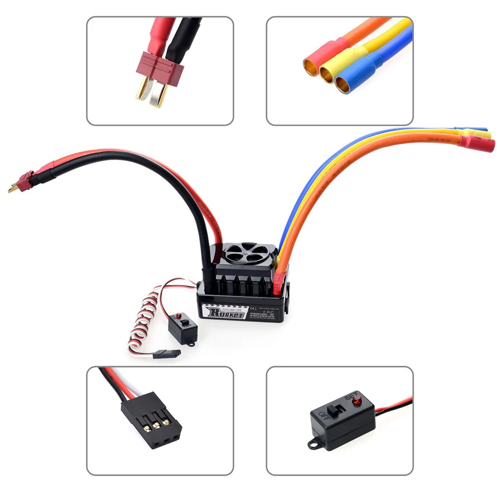 1/8 Scale Rc Brushless 150a Esc For Rc Racing Cars Buy Rc Esc,1/8