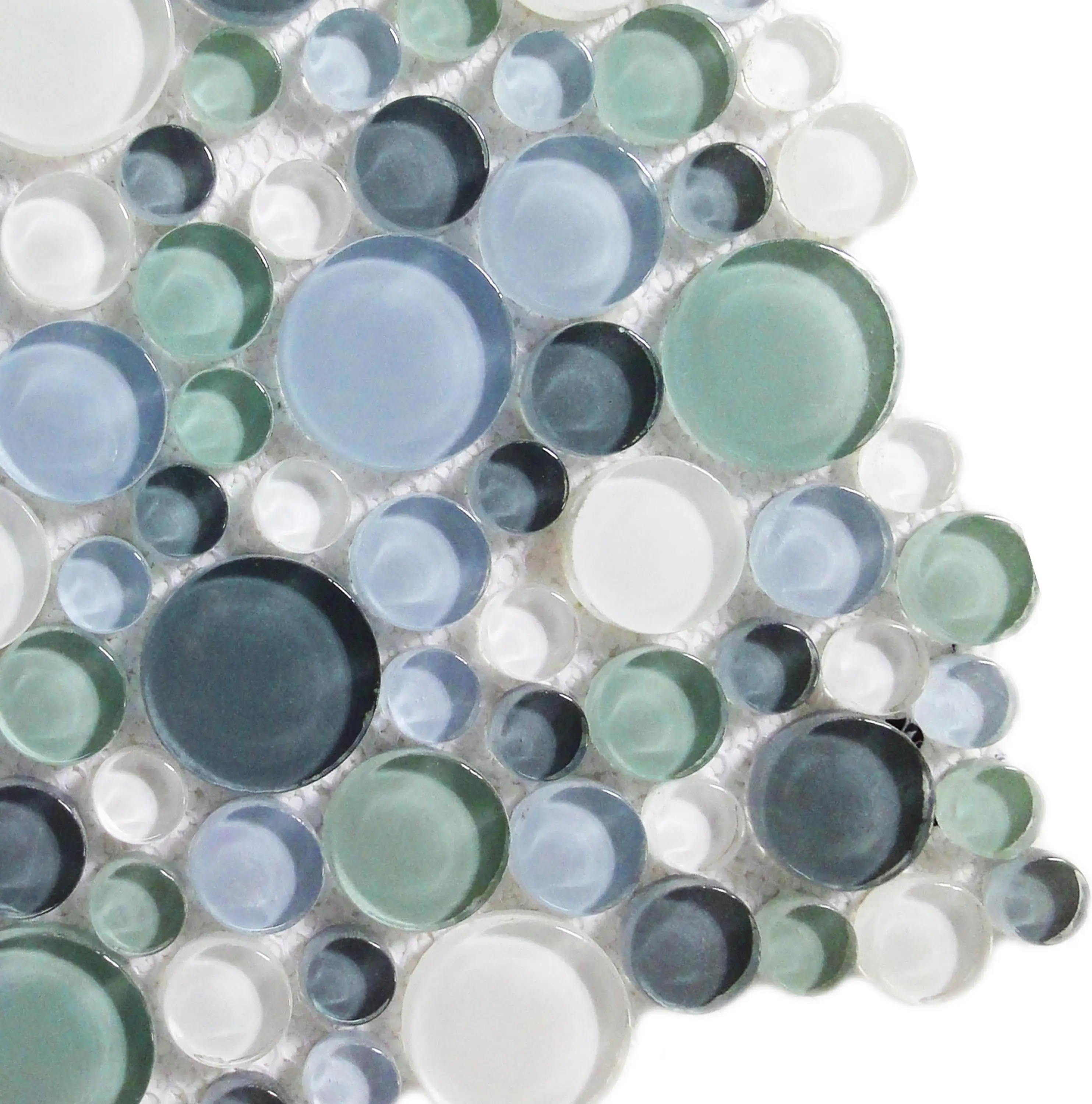 Round Glass Mosaic Tile,Glass Mosaic Tile Circles,Glass Bubble Mosaic