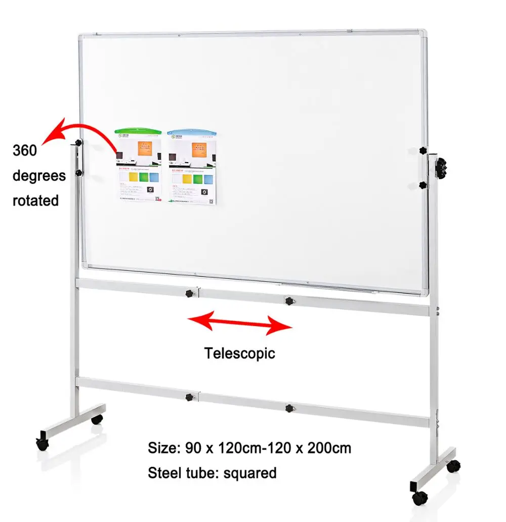 Dry Erase Whiteboard Sheet Height Adjustable White