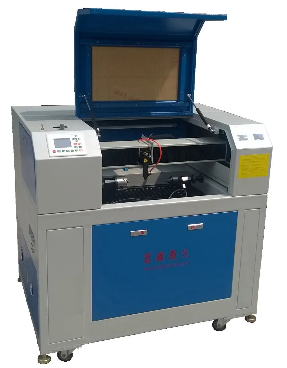 High Precision Metal Tube Laser Wood Cutter With Updown Platform And