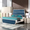 Space saving wooden bed pictures bedroom set/high glossy dubai bedroom meubles salon bed set