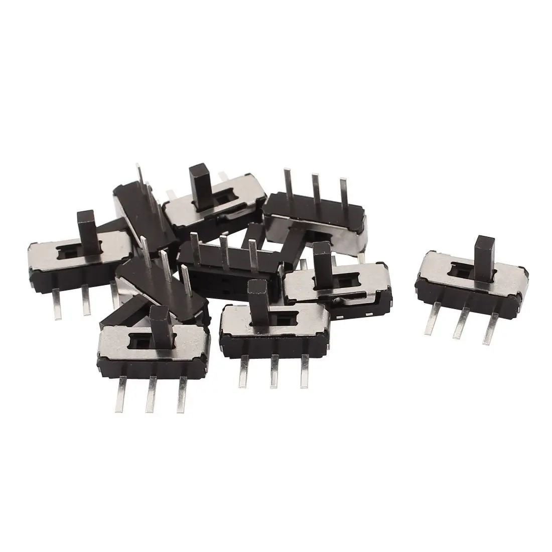 Pack 10Pcs 12mm Vertical Slide Switch SPDT 1P2T With 3 Pins PCB Panel Arduino