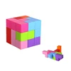 Factory price colorful funny education plastic kids magic cube