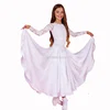 Custom made professional competition white ballroom dancing dresses girls