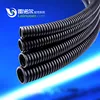 China manufacture electrical fire resistant pp flexible corrugated plastic pipe split conduit price list