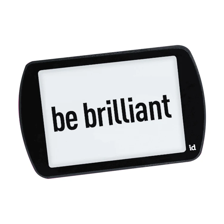 Acrylic Name Badge With 2.4 Inch Lcd Screen Marketing Badge - Buy Led