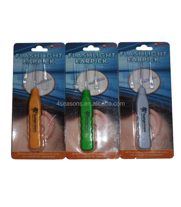 Household Products Flashlight Ear Care Lighting Earpick Buy Plastic Earpick,Flashlight Earpick