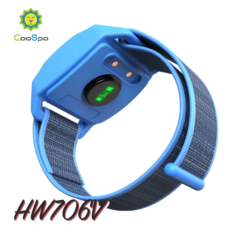 Coo Spo HW706V Ban Lengan Monitor Detak Jantung untuk Hiit Gym Latihan