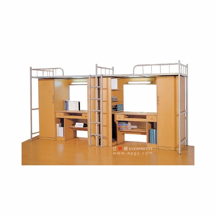 University School Ddormitory Bed With Desk And Wardrobe Set Buy Bunk