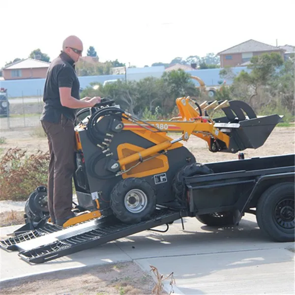 Taian Hysoon compact skid steer loader like Toro Dingo