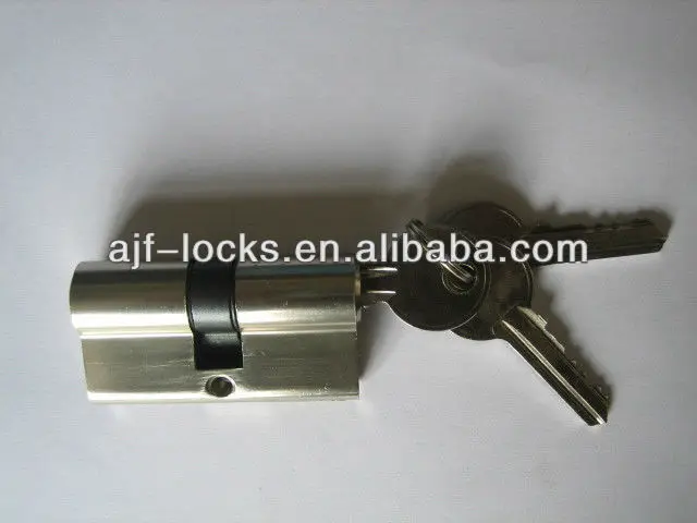 AJF high quality and security 54mm double locking euro cylinder