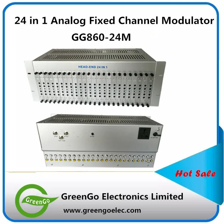 GG-4860 4 ways agile RF DVB-C CATV modulator