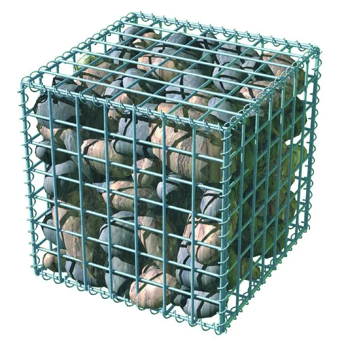 1x1x0.5m 2x1x1m Galfan Zn-Al coated galvanized italy gabion mesh basket cage