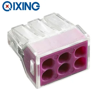6 Gang Wago Type Iec 609 Purple Wire Connector Gauge 6 Gang Wago Type Iec 609 Purple Wire Connector