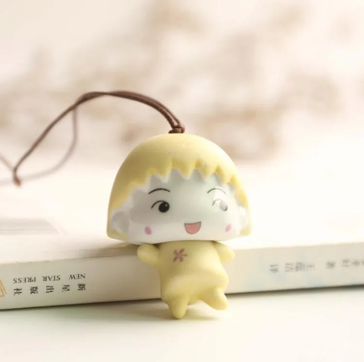 2017 decorative crafts cartoon character shape ceramic wind chimes