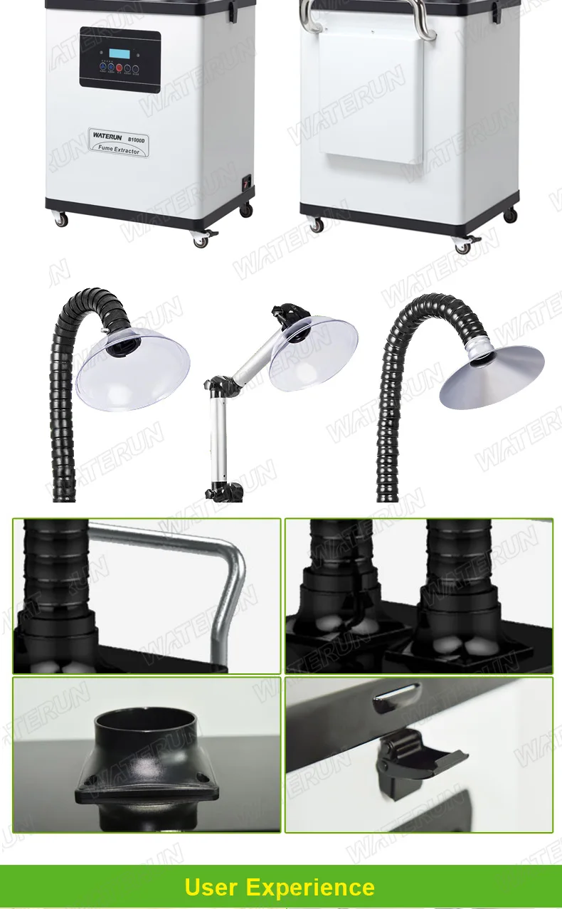 Beauty Fume Salon Extractor, Nail Dust Fume Extraction, View nail salon fume extractor, Waterun