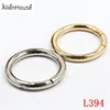 38.7mm diameter Zinc Alloy Spring Clip Gate O Ring Snap Clasp Buckle Round Carabiner