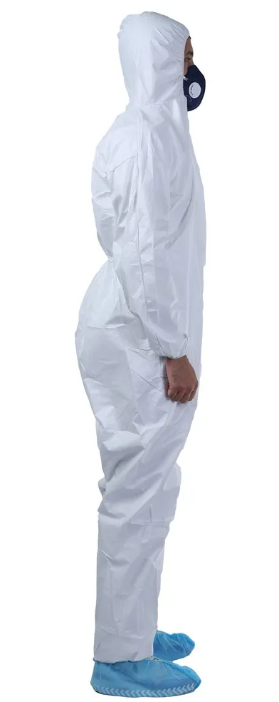 Safety Protective Clothing Food Industry Painting Type 5 6 Disposable Microporous Coverall