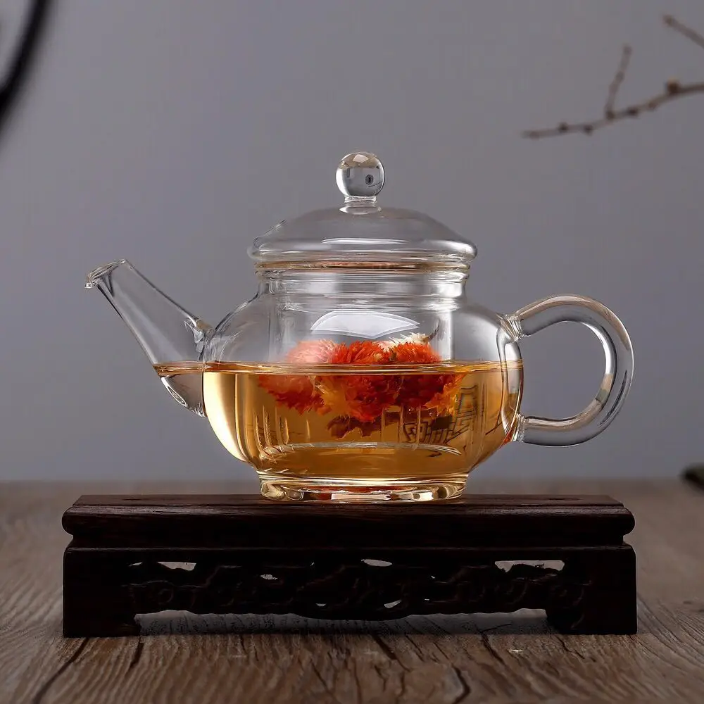 Classic Handmade Mini Capacity Hand Glass Tea Set Heat Resistant Glass