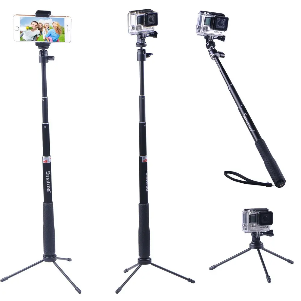 Smatree Go Pro accessoires Smapole Q3 | Pôle Télescopiquego Pro,Monopode Avec Adaptateur Pour Montage De Trépied + Vis À Pouce Buy Smatree Trépied Smatree Go Pro accessoires Smapole Q3 | Pôle Télescopiquego Pro,Monopode Avec Adaptateur Pour Montage De Trépied + Vis À Pouce Buy Smatree Trépied
