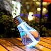 400ml Bulb Humidifier, 7 Color Light Bulb Ultrasonic Humidifier Portable Desktop USB Mini Quiet Diffuser Atomizer Cool Mist Air