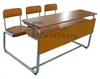 Wooden School Furniture 3 Seater Desk / School or Training Student desk for studying