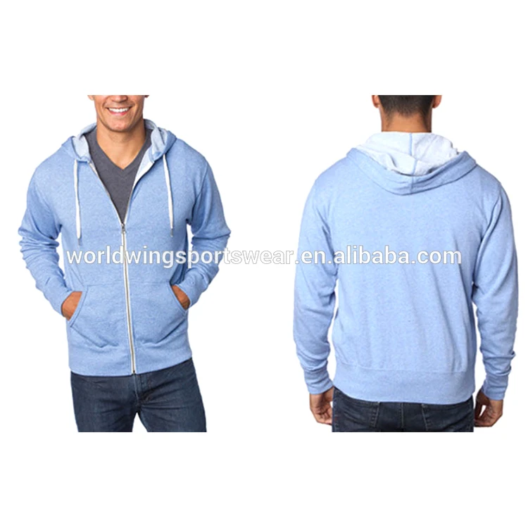 sky blue mens hoodie