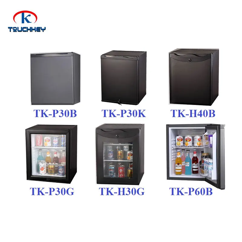 Glass Door Mini Refrigerator,Noiseless Mini Fridge,Hotel 40l Absorption