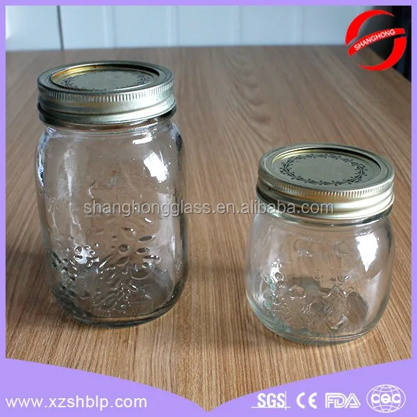 250ml 300ml 500ml 8oz 10oz Glass Mason Jars Wholesale Jars For Sale