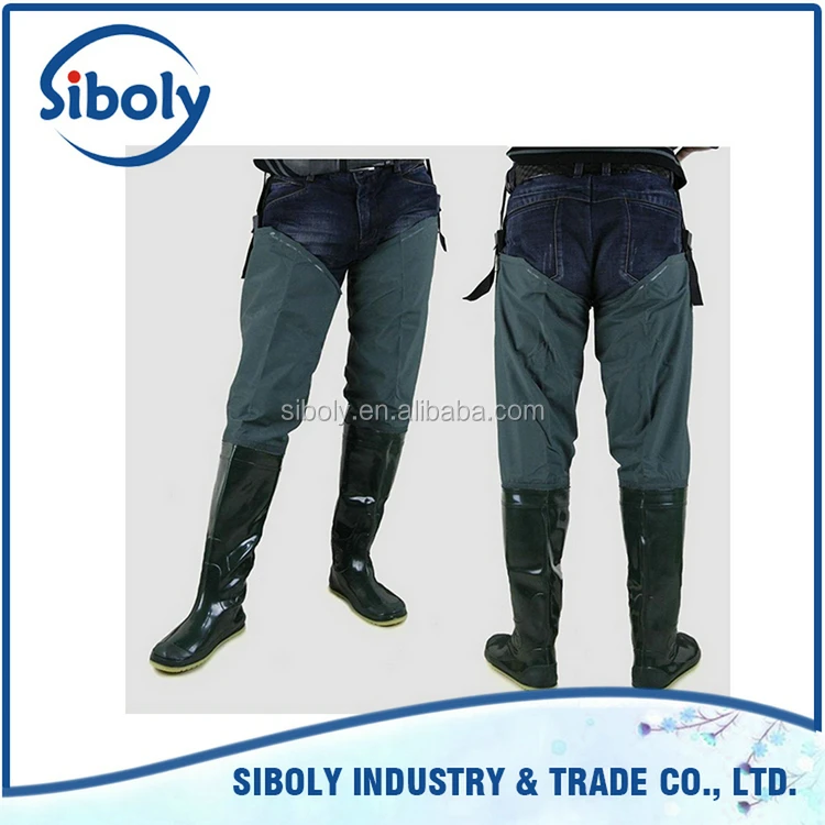 Men Pvc Thigh High Work Boot Also Being Used As Cheap Waterproof ...