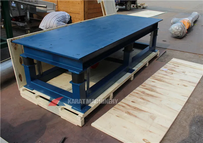 High quality concrete vibrating table for sale