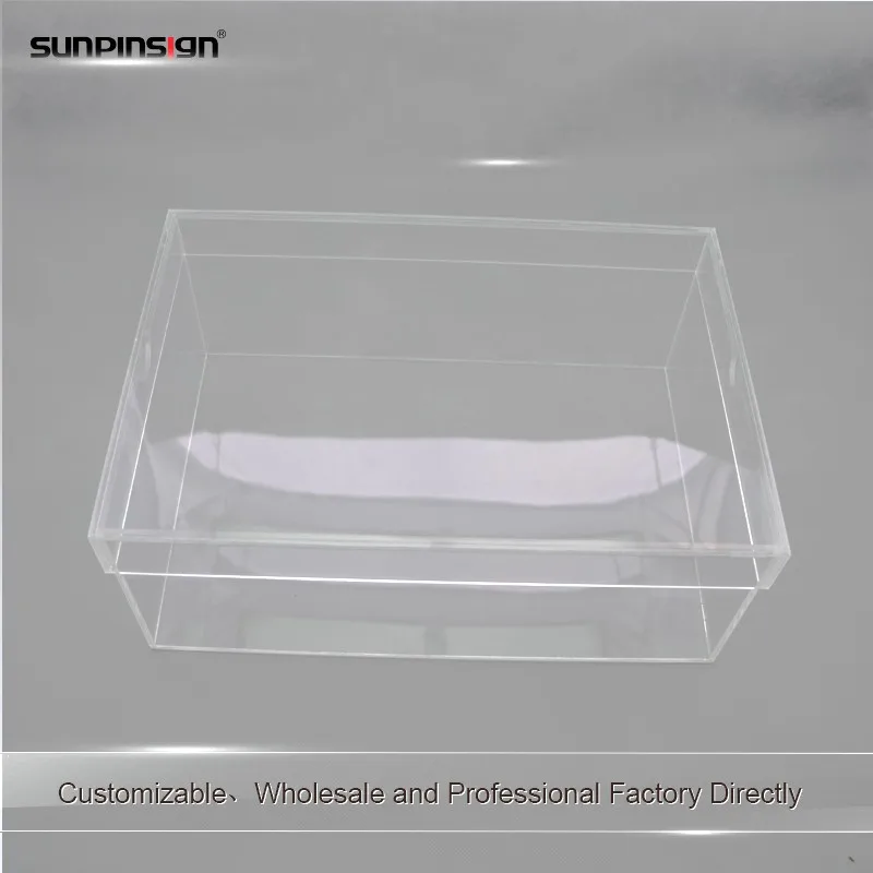 Wholesale Clear Acrylic Shoe Display Storage Acrylic Box With Lid Buy