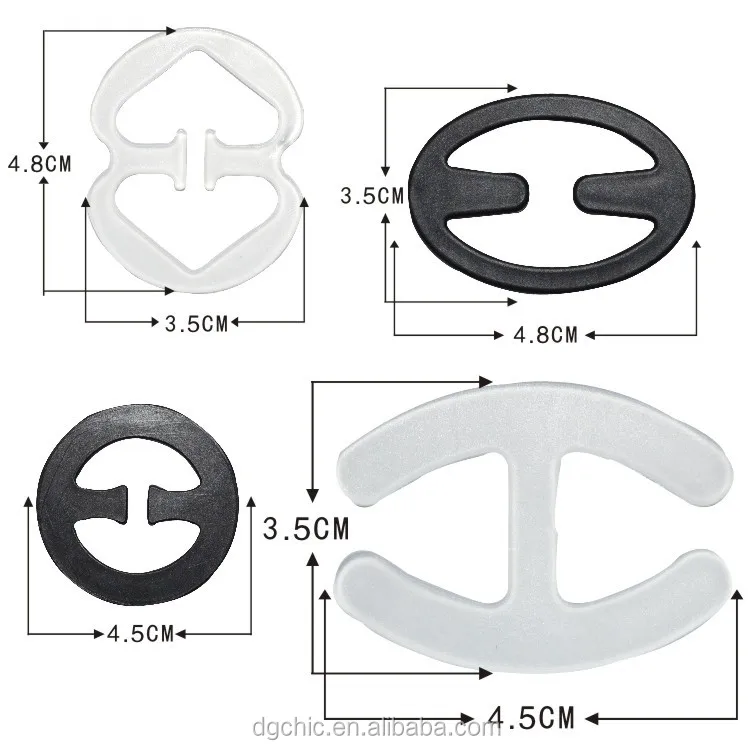 Plastic Bra Buckle Clips Back Strap Holder Perfect Adjust Belt Clip
