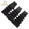Amanda Wholesale High Grade Virgin Brazilian Cuticle Aligned Ocean Wave Super Double Drawn Hair Extensions