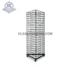 metal wire triangle spinner rack display 3 sided