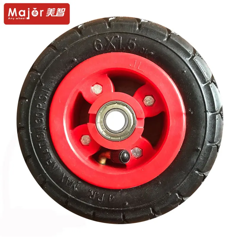 6 Inch Toy Wagon Pneumatic Rubber Wheels 6x1.5 Buy Pneumatic Rubber