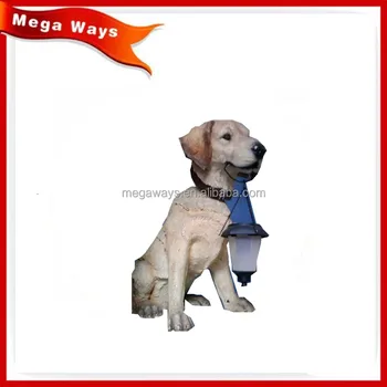 resin dog statues life size