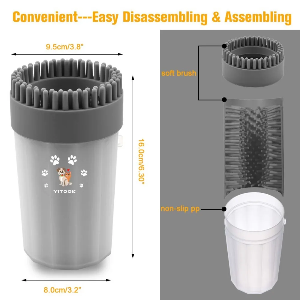 2019 Hot Sell Paw Cleaner,Dog Paw Cleaner Paw Washer Plunger For Extra