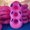 High quality inflatable triangle 3-person water skiing ring, inflatable water skiing tube, inflatable swimming tube for 3 people