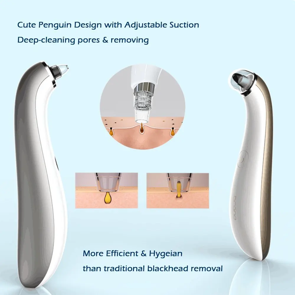 Rechargeable Strong Suction Power Comodo Vaccum Blackhead Remover Device