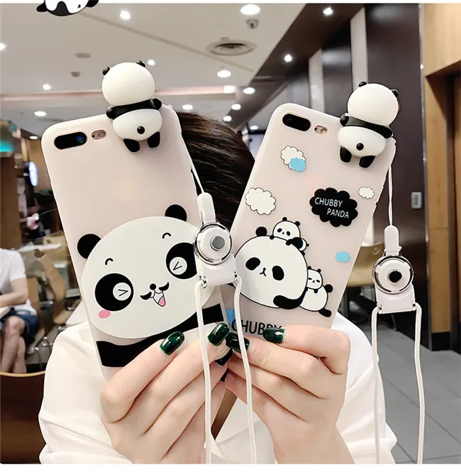 3d Panda Cute Cartoon Cover Strap Transparent Tpu Silicone Phone Case For  Iphone 13 12 11 Xr Cover - Buy 3d Cartoon Phone Case,Cartoon Phone Case,Panda  Case Product on 